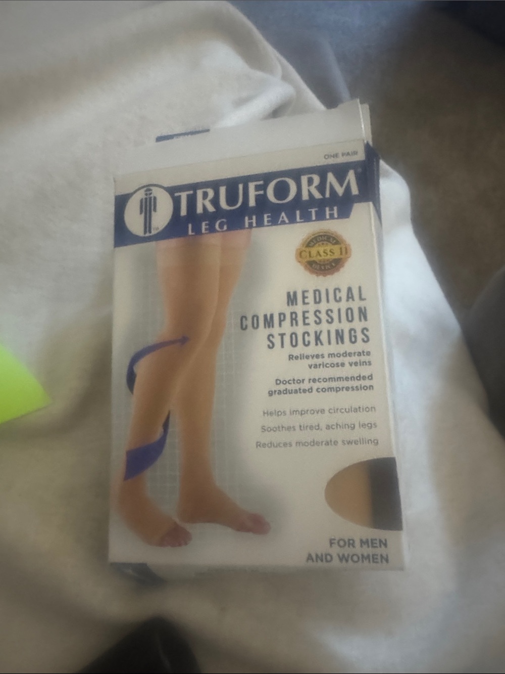 Truform Men’s Medical Compression Stockings – Beige